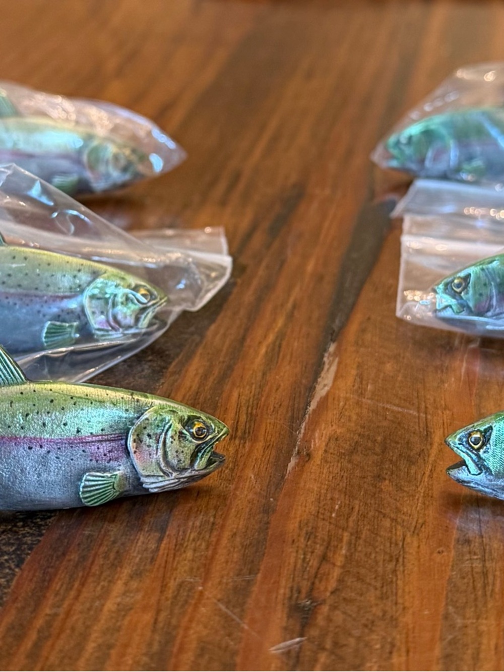 Rainbow Trout Fish knobs - Picture 4 of 6
